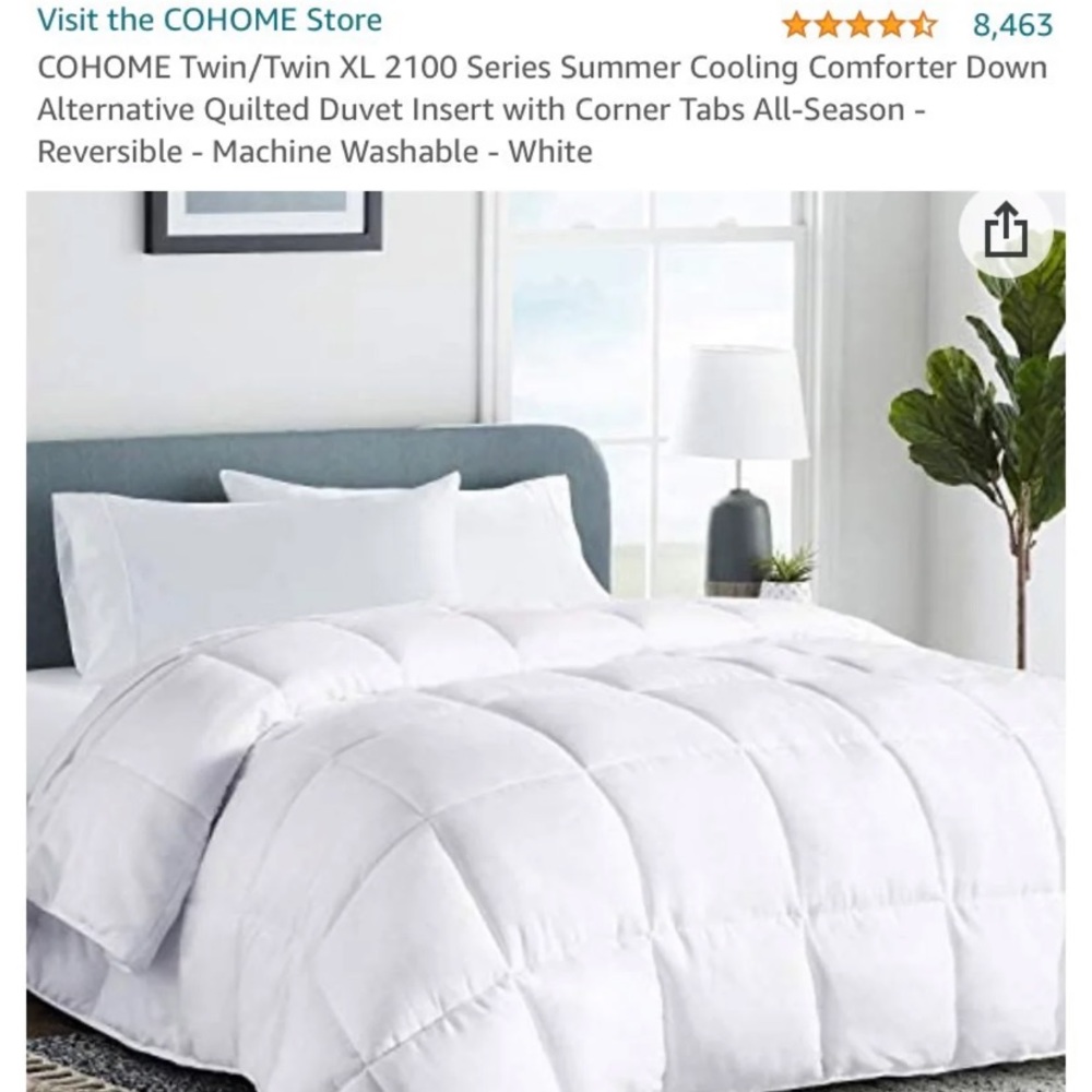 Duvet insert/comforter